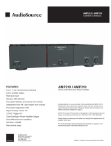 AudioSource Stereo Amplifier AMP210 / AMP310 Manuel utilisateur