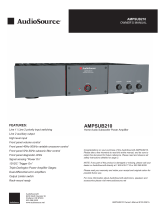 AudioSource Stereo Amplifier AMPSUB210 Manuel utilisateur