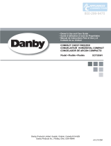 Danby Freezer DCF550W1 Manuel utilisateur