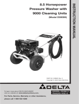 Delta Pressure Washer D28623 Manuel utilisateur