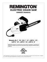 Desa Chainsaw EL-7 16-inch Manuel utilisateur