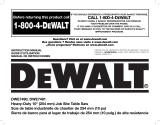 DeWalt Chainsaw DWE7490 Manuel utilisateur