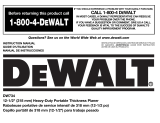 DeWalt DW734WDW7350 Manuel utilisateur