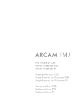 Arcam Stereo Amplifier C30, P35 Manuel utilisateur