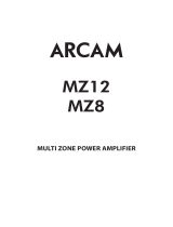 Arcam Stereo Amplifier MZ12 Manuel utilisateur
