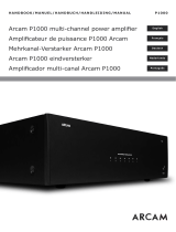 Arcam Stereo Amplifier P1000 Manuel utilisateur
