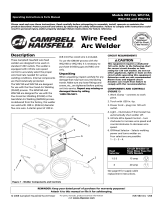 Campbell Hausfeld Welder WF2150 Manuel utilisateur