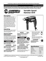 Campbell Hausfeld DG190625DI Manuel utilisateur