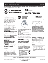 Campbell Hausfeld Air Compressor FP204100 Manuel utilisateur