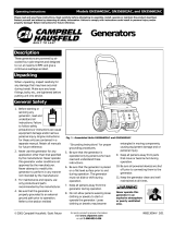 Campbell Hausfeld Portable Generator GN356402AC Manuel utilisateur