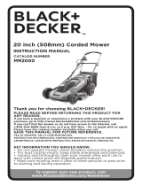 Black & Decker Lawn Mower MM2000 Manuel utilisateur
