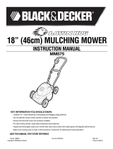 Black & Decker Lawn Mower MM575 Manuel utilisateur