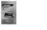 Black & Decker Microwave Oven CTO650 Manuel utilisateur