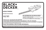 Black & Decker Brush Cutter TR117 Manuel utilisateur