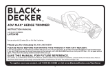 BLACK DECKER Brush Cutter LHT2436 Manuel utilisateur