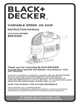 Black & Decker BDEJS300 Manuel utilisateur