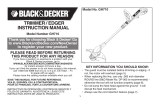 Black & Decker Edger GH710 Manuel utilisateur