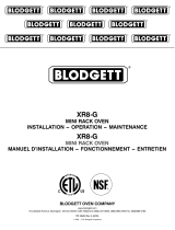 Blodgett XR8-G Manuel utilisateur