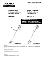 Dolmar Brush Cutter MS-250.4, MS-251.4 Manuel utilisateur