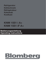 Blomberg KNM 1551 iF Kühlschrank Manuel utilisateur