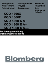 Blomberg KQD 1360X A++ Manuel utilisateur
