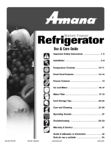 Amana Refrigerator ABD2533DEW Manuel utilisateur