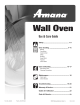 Amana Oven Wall Oven Manuel utilisateur