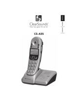 ClearSounds Cordless Telephone CS-A55 Manuel utilisateur