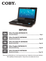 COBY electronic Laptop NBPC892 Manuel utilisateur