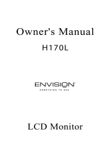 Envision Peripherals Computer Monitor H170L Manuel utilisateur