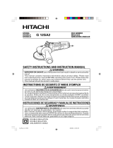 Hitachi Grinder G 12SA2 Manuel utilisateur