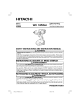 Hitachi Impact Driver WH 18DSAL Manuel utilisateur