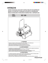 Hitachi Air Compressor EC 129 Manuel utilisateur