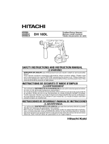 Hitachi Cordless Drill DH 18DL Manuel utilisateur