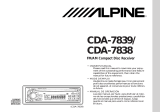 Alpine Car Stereo System CDA-7838 Manuel utilisateur