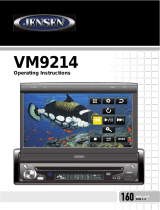 Jensen Car Video System VM9214 Manuel utilisateur