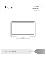 Haier CRT Television LEC24B3320 Manuel utilisateur