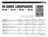 Gemini Speaker RS-315 Manuel utilisateur