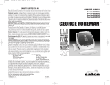 George Foreman GR20BWCT Manuel utilisateur