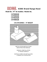 Kobe Range Hoods CH7936SQB Manuel utilisateur