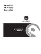 John Deere Portable Generator AC-G3200i Manuel utilisateur
