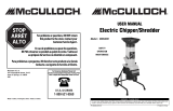 McCulloch Chipper MCS2001 Manuel utilisateur