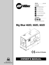 Miller Electric BIG BLUE 502D (DEUTZ) Manuel utilisateur