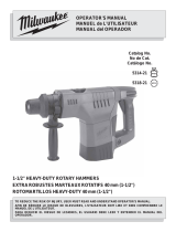 Milwaukee Power Hammer 5314-21 Manuel utilisateur