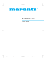 Marantz PD6001 Manuel utilisateur