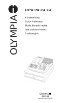 Olympia Cash Register CM 702. CM 711 Manuel utilisateur