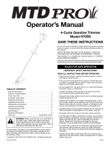 MTD Trimmer H70SS Manuel utilisateur