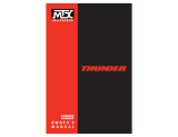 MTX Audio Car Amplifier Thunder Manuel utilisateur
