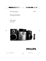 Philips Speaker System MCM149 Manuel utilisateur