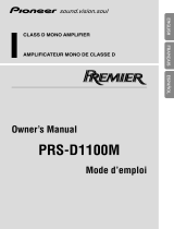 Pioneer PRS-D1000M Manuel utilisateur
